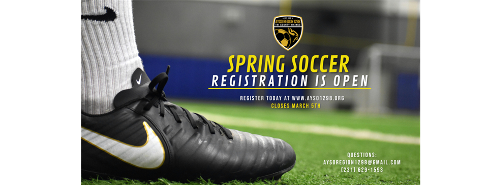 Spring 2023 Soccer Registration is OPEN!!